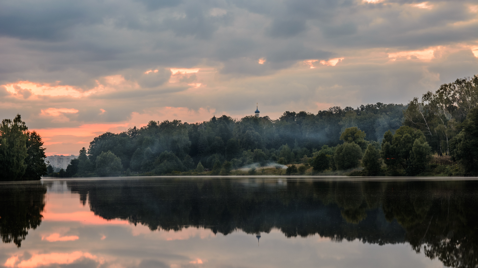 Bar Ponds in the evening - My, The photo, Beginning photographer, Подмосковье, , Fryazino, Evening, Longpost