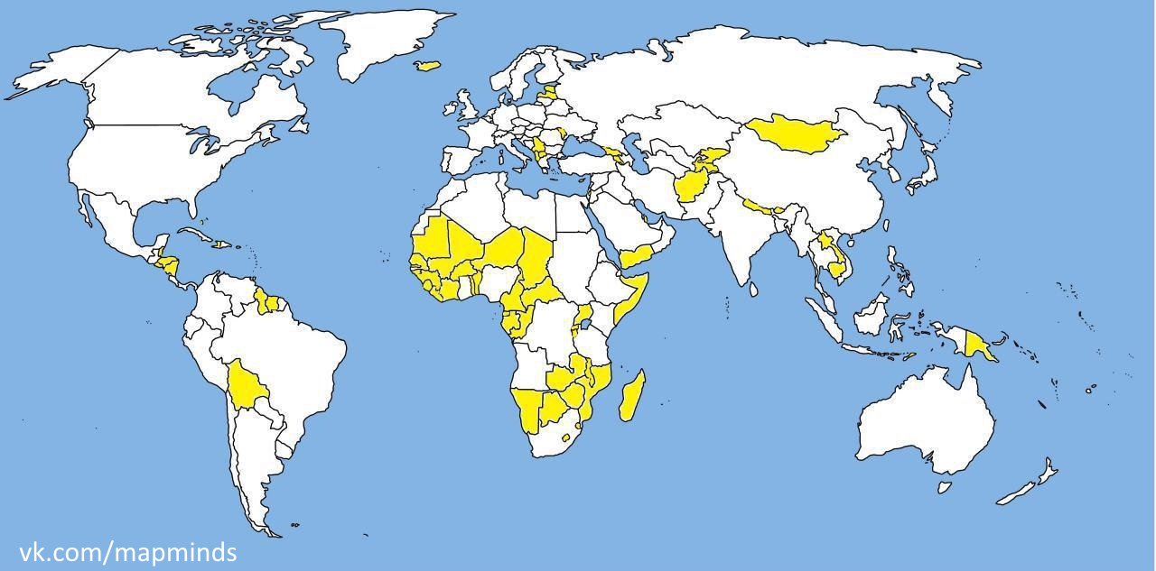 Yellow marks the countries whose total (!) GDP is less than the capitalization of Apple. - Statistics, Apple, Cards, Information