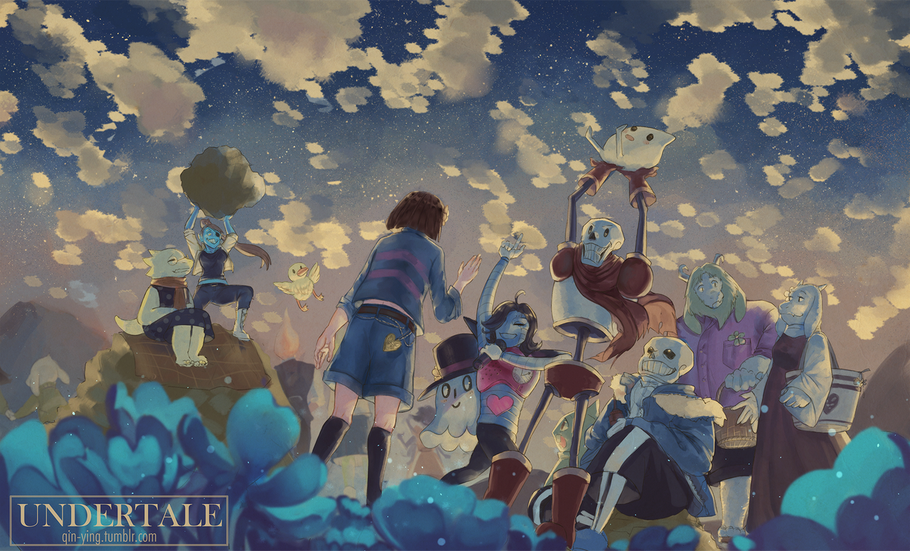 Undertale 4th Anniversary Art Collection - Undertale, Alltogether, Games, Longpost