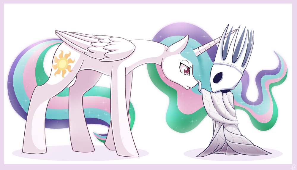 Правители - My Little Pony, Princess Celestia, MLP Crossover, Hollow Knight, Vavacung