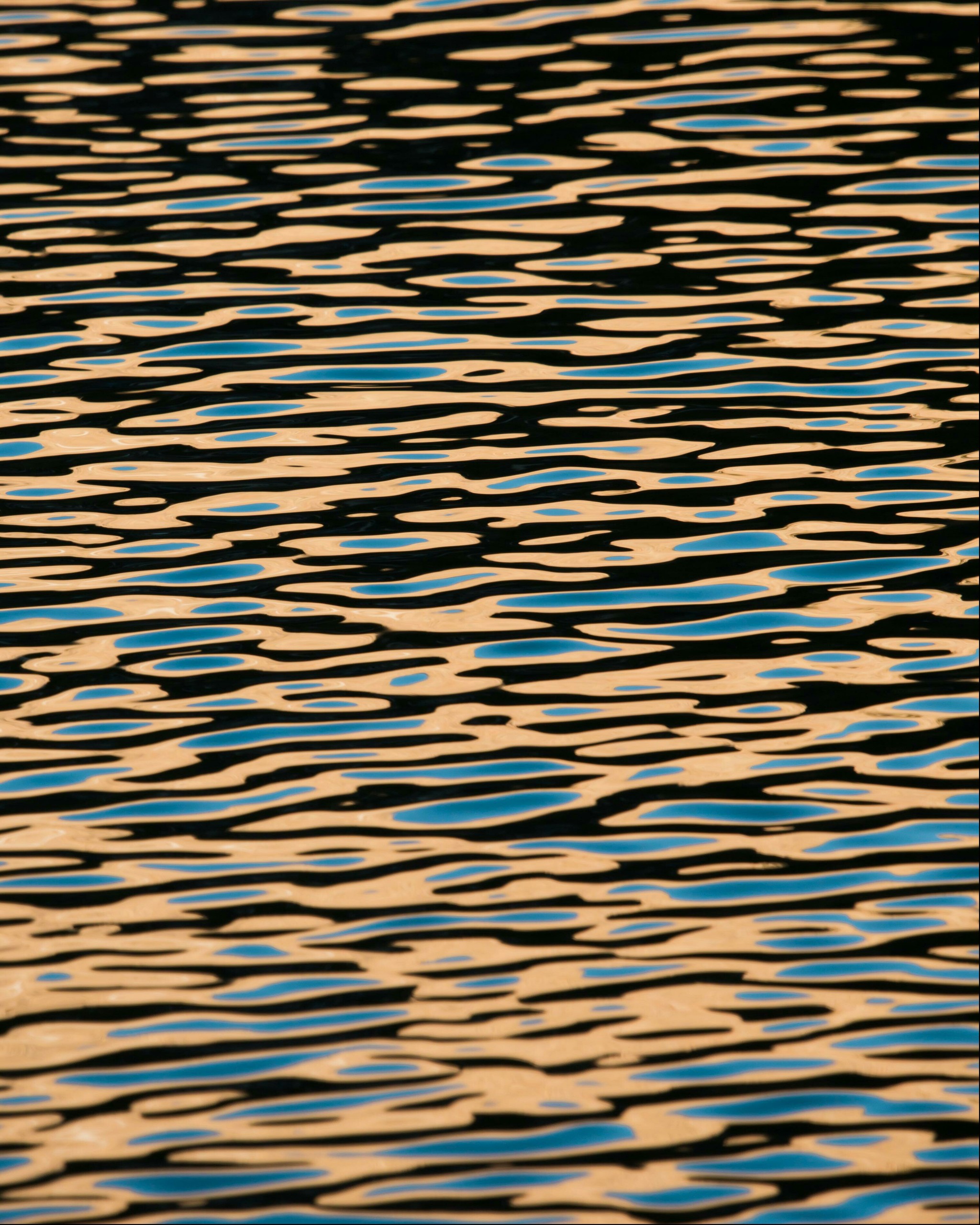 Ripples on the water - The photo, Water, Patterns, Nature, Light