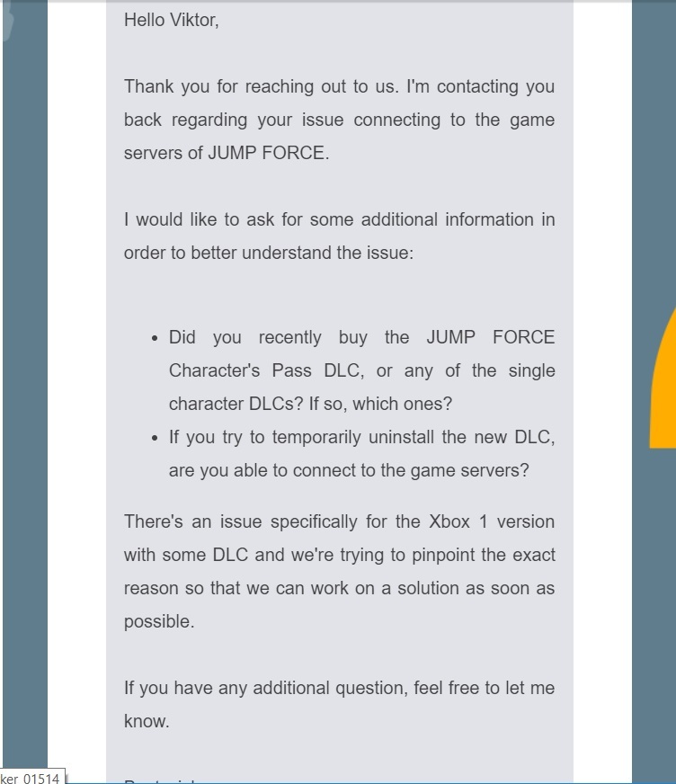 Jump Force - The game was unable to connect to the game server - My, Bandai Namco, Jump Force, Games, Console games, Xbox one, Support service, Sword Art Online, Longpost