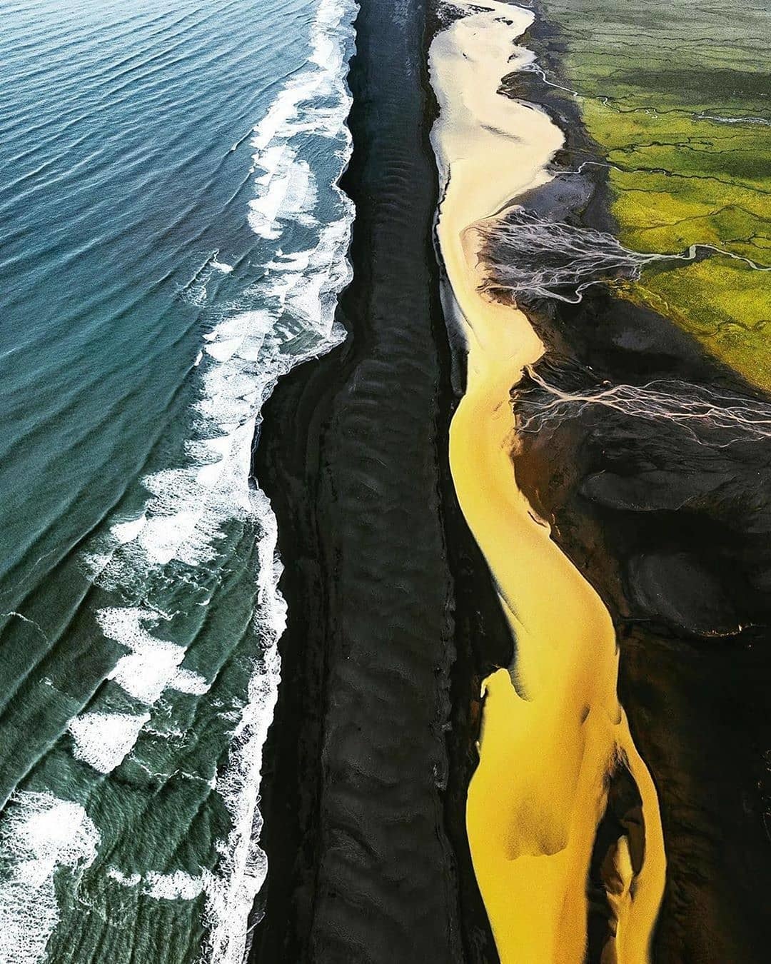 Beach in Iceland - Iceland, Beach, Shore, Ocean, Contrast, The photo, Nature, Interesting