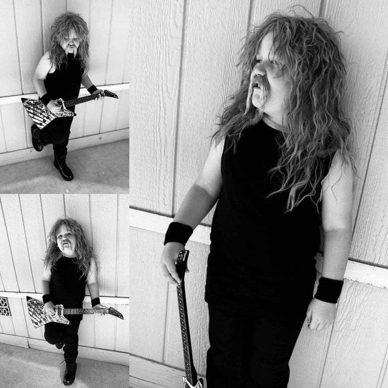 halloween costume for child - James Hetfield, Metallica, Halloween, Reddit