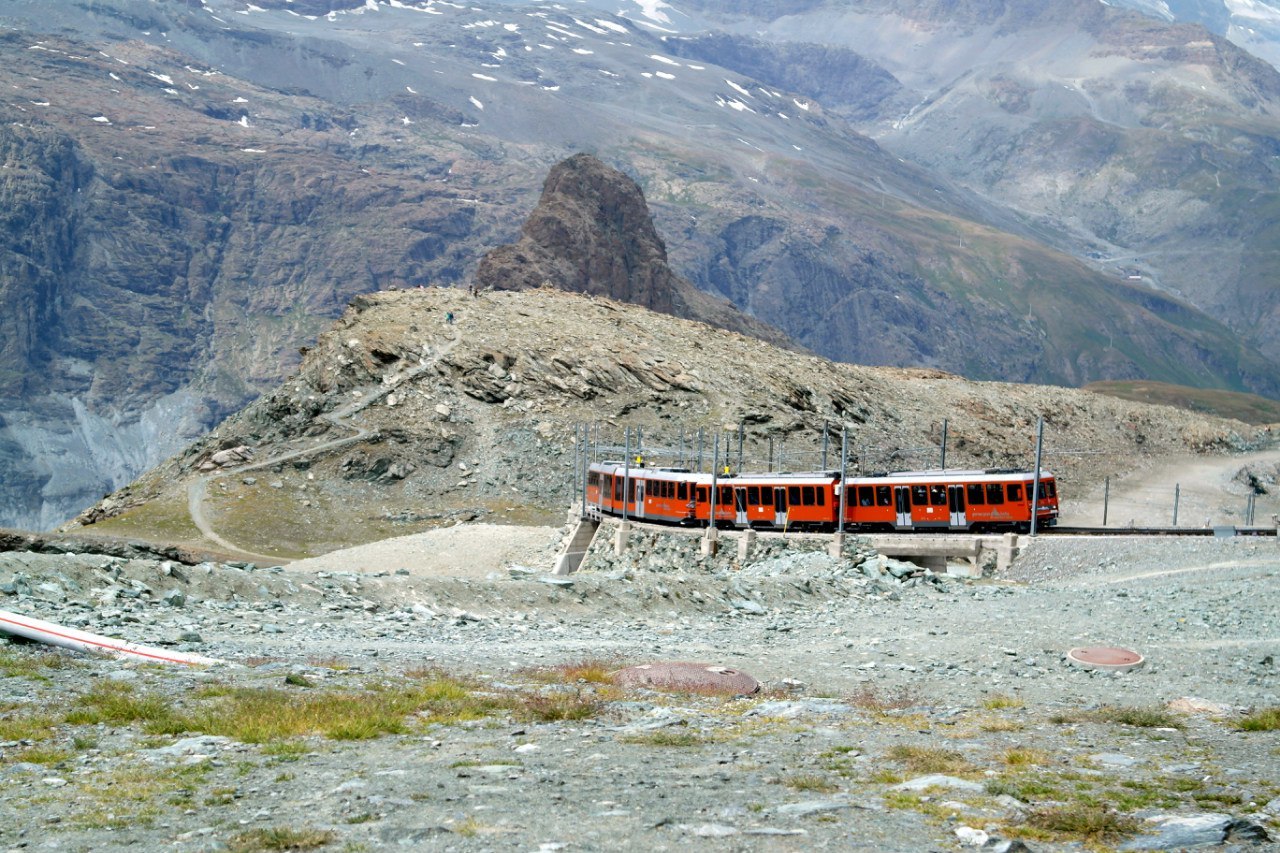 Gornergrat railway. - Railway, Gear rail, Switzerland, Longpost, Video