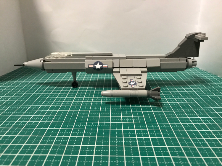 Lockheed F-104 Starfighter - Моё, Авиация, LEGO, Модели, Миниатюра, Длиннопост