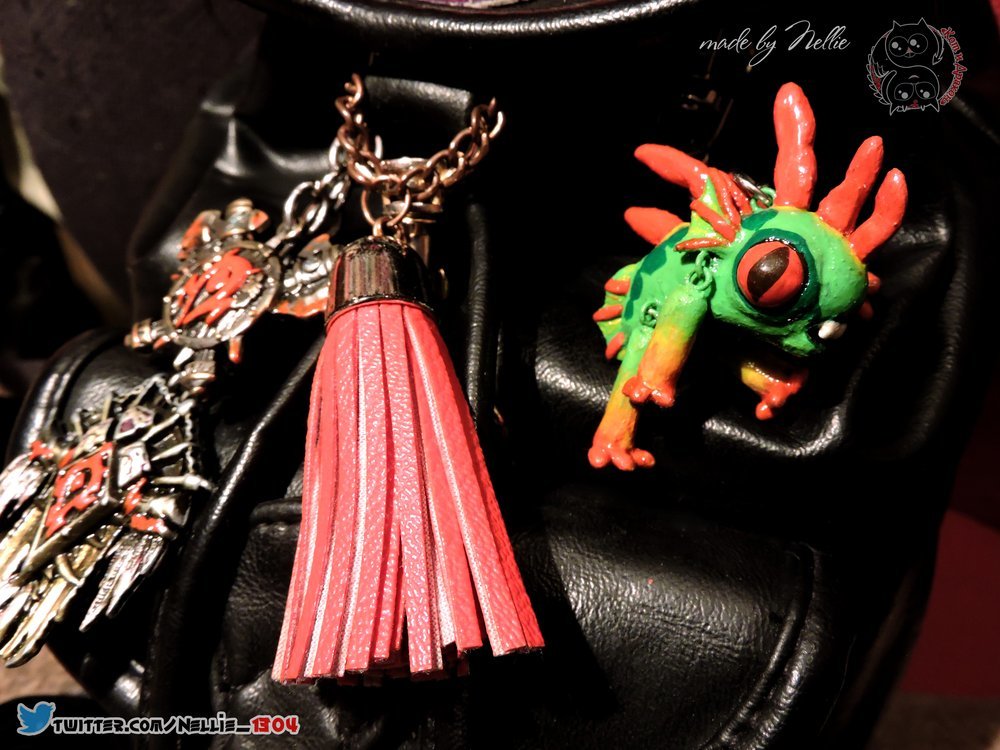 Keychain Murloc from the game World of Warcraft from polymer clay - My, Polymer clay, Murlocs, Needlework, World of warcraft, Warcraft, Video, Longpost