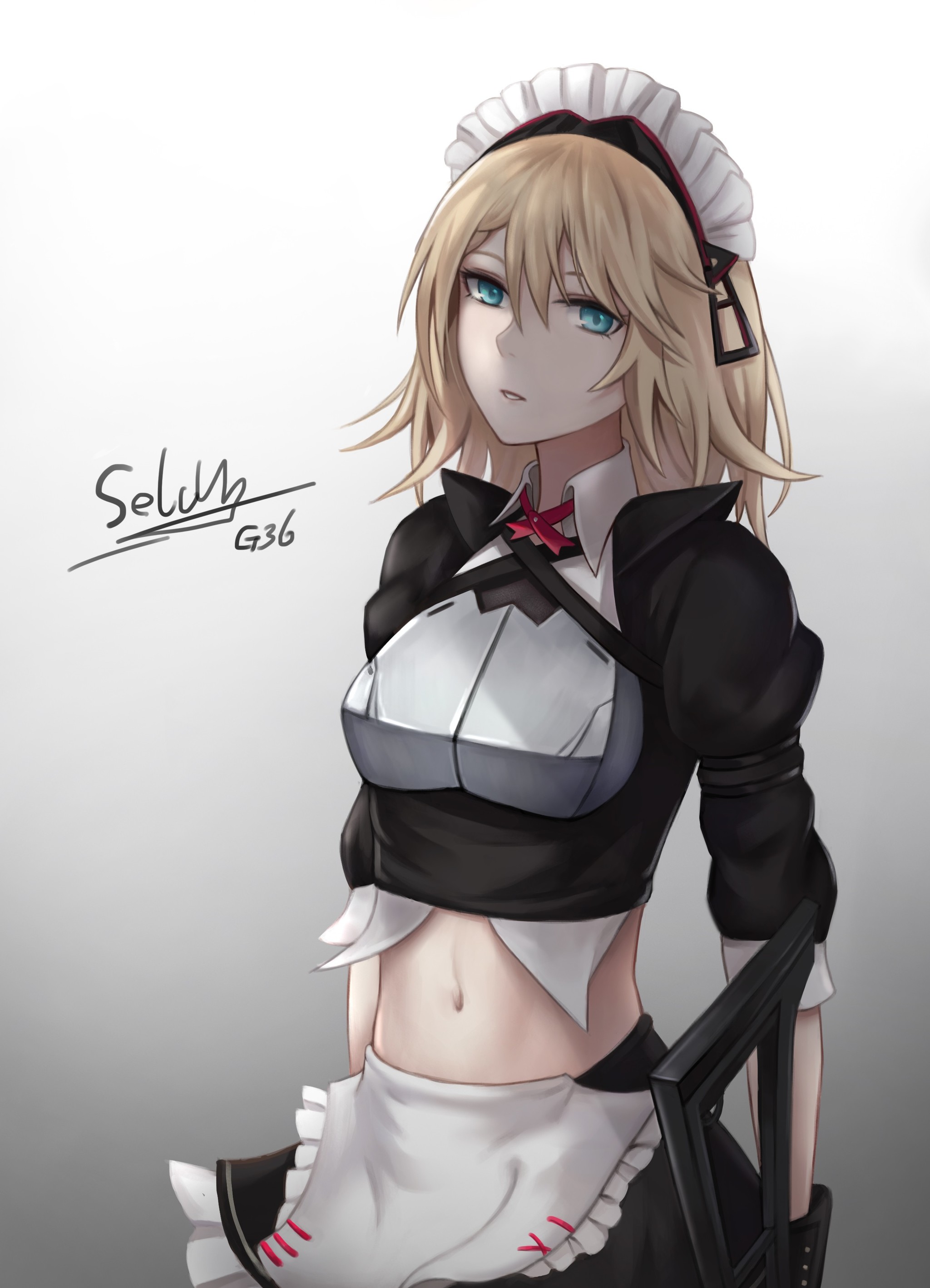 AR G36 - Anime Art, Арт, Girls Frontline, G36, Подборка, Длиннопост