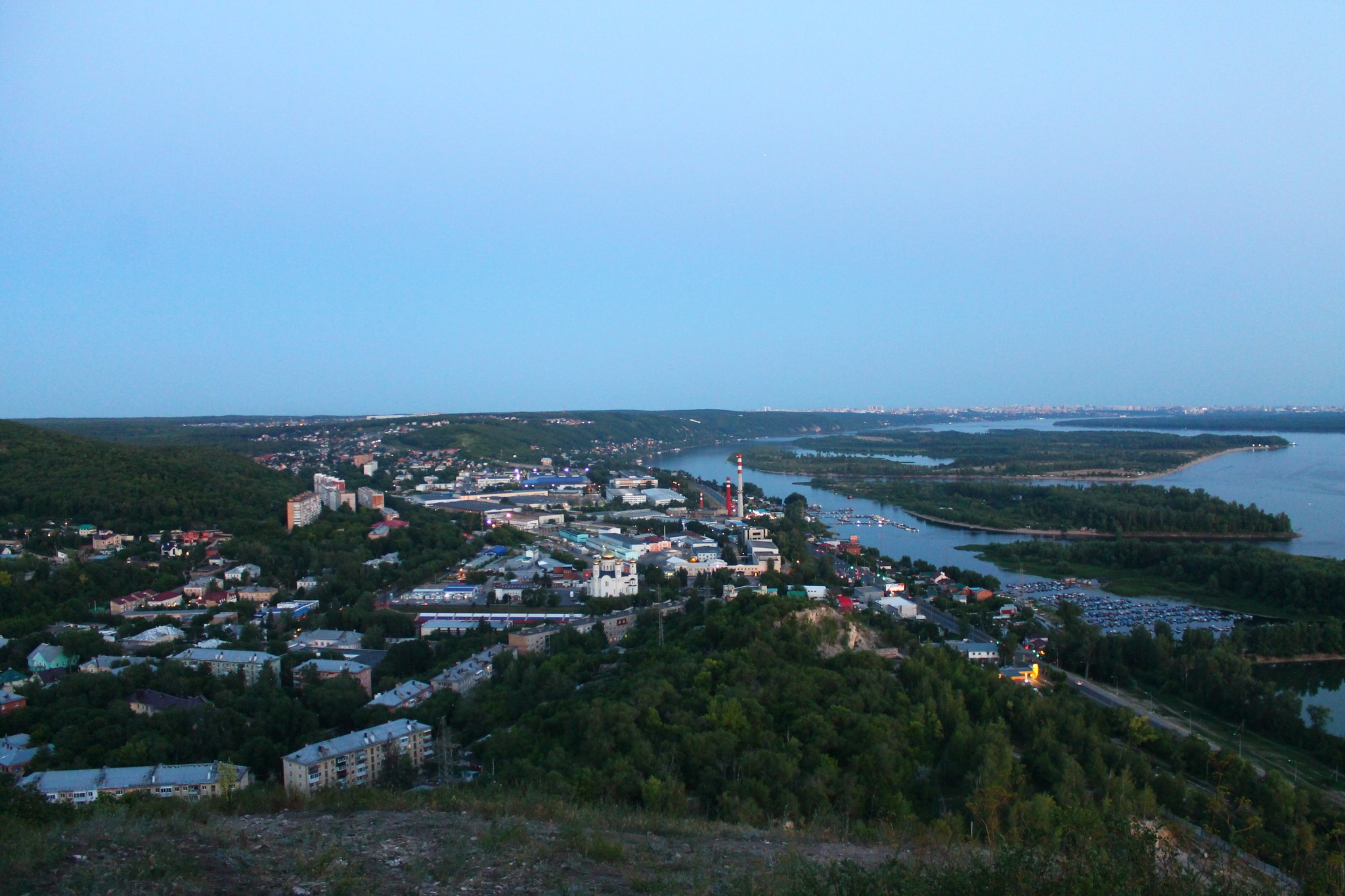 The mountains. Volga. Samara. - My, The mountains, Travels, Town, Volga, Beginning photographer, Samara, Longpost, Zhiguli Mountains, Volga river