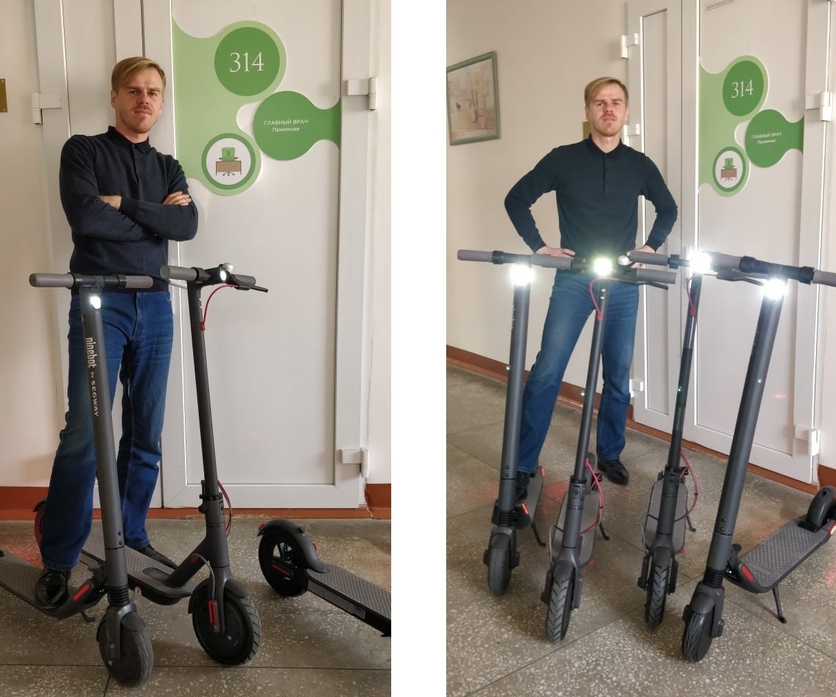 Chelyabinsk polyclinic purchased a batch of electric scooters for pediatricians - Doctors, The medicine, Kick scooter, Chelyabinsk, Longpost, Pediatrician, Electric scooter