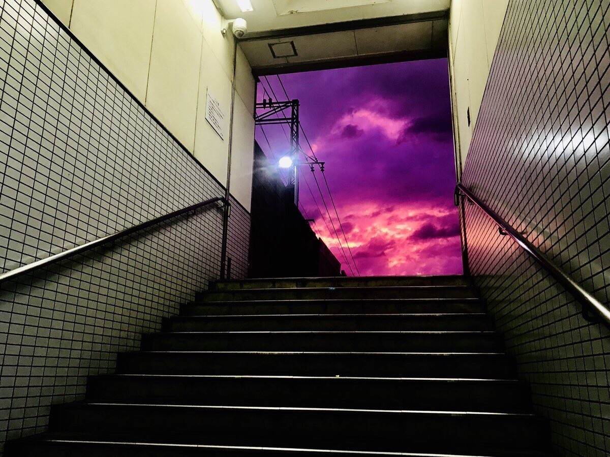 The sky in Japan before the typhoon - Typhoon, Sky, Japan, beauty, Nature, beauty of nature, The photo, Longpost