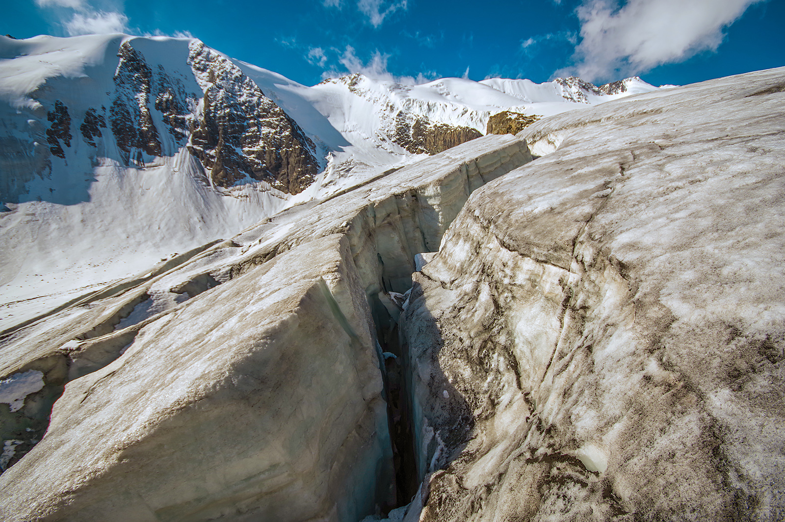 Along the Great Aktru Glacier - The mountains, Mountain Altai, Travels, Holidays in Russia, Tourism, The photo, Michael, Longpost, Altai Republic