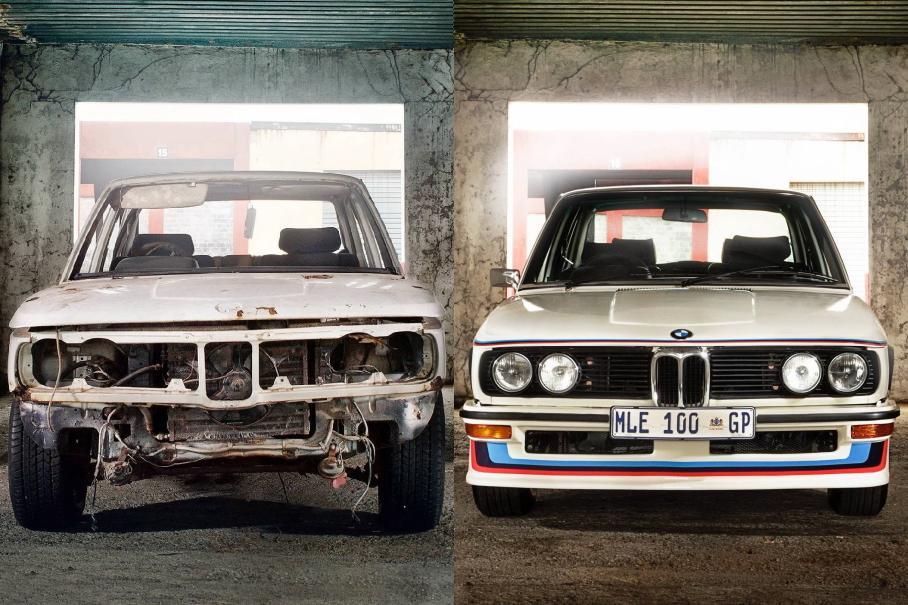 In South Africa, restored a special version of the “five” BMW in the back of the E12 - Bmw, Restoration, Longpost