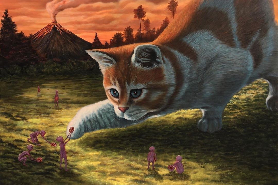 Casey Weldon и её котики - Арт, Рисунок, Подборка, Кот, Casey Weldon, Длиннопост