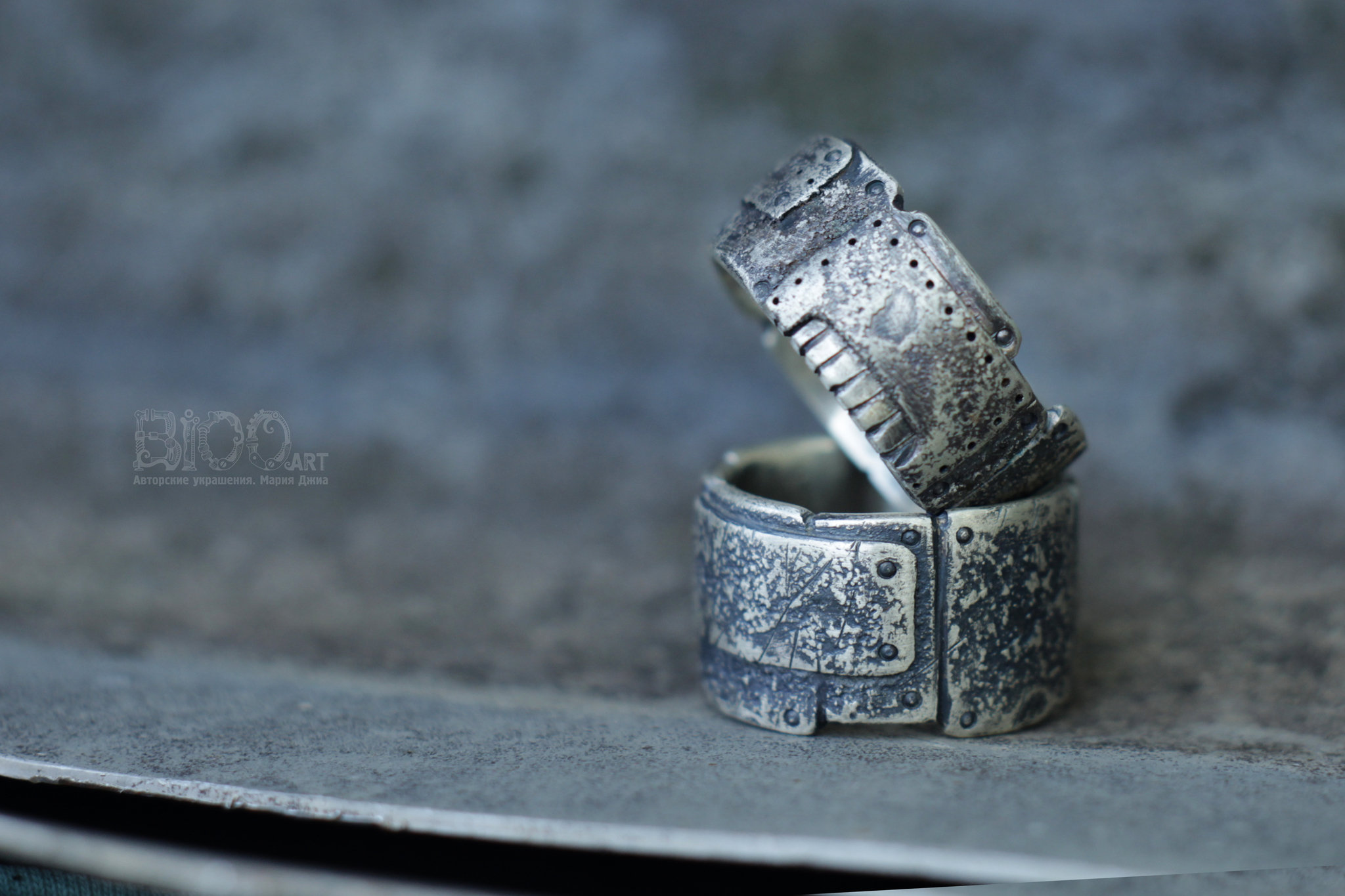 Rings textured, silver. Style - something fantastic) I have been looking for such for a long time and now I learned how to do it myself) - My, Ring, Handmade, Longpost