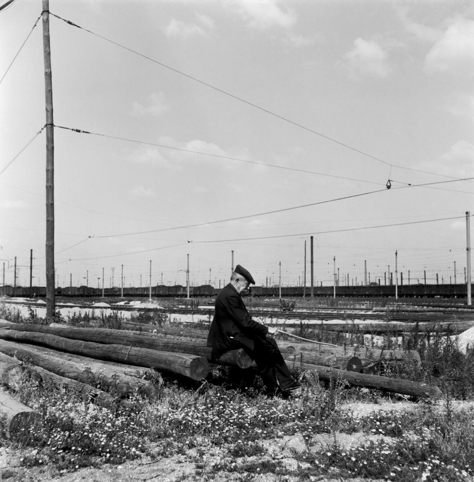 Life in the Parisian suburbs in the 1950s. - Paris, France, The photo, Longpost, Retro