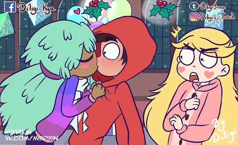 Star vs. the forces of evil Comic (Mistletoe 3) - Star vs Forces of Evil, Cartoons, Comics, Star butterfly, Marco diaz, Tom lucitor, Longpost