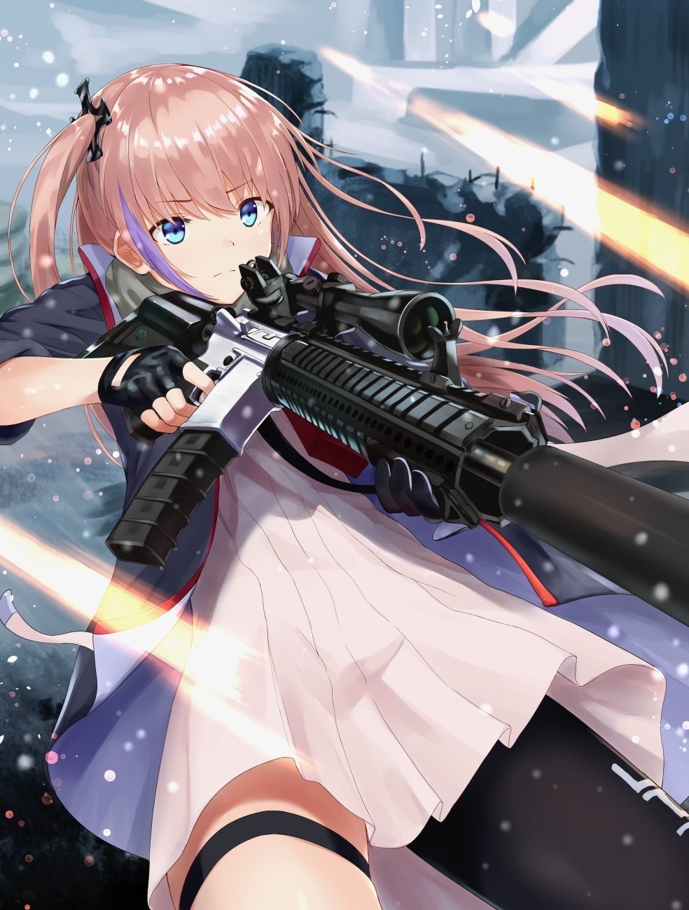 That's what Echelon is - Girls frontline, Ump45, G11, Ar-15, KRISS Vector, M4a1 (Girls Frontline), Anime, Not anime, Longpost