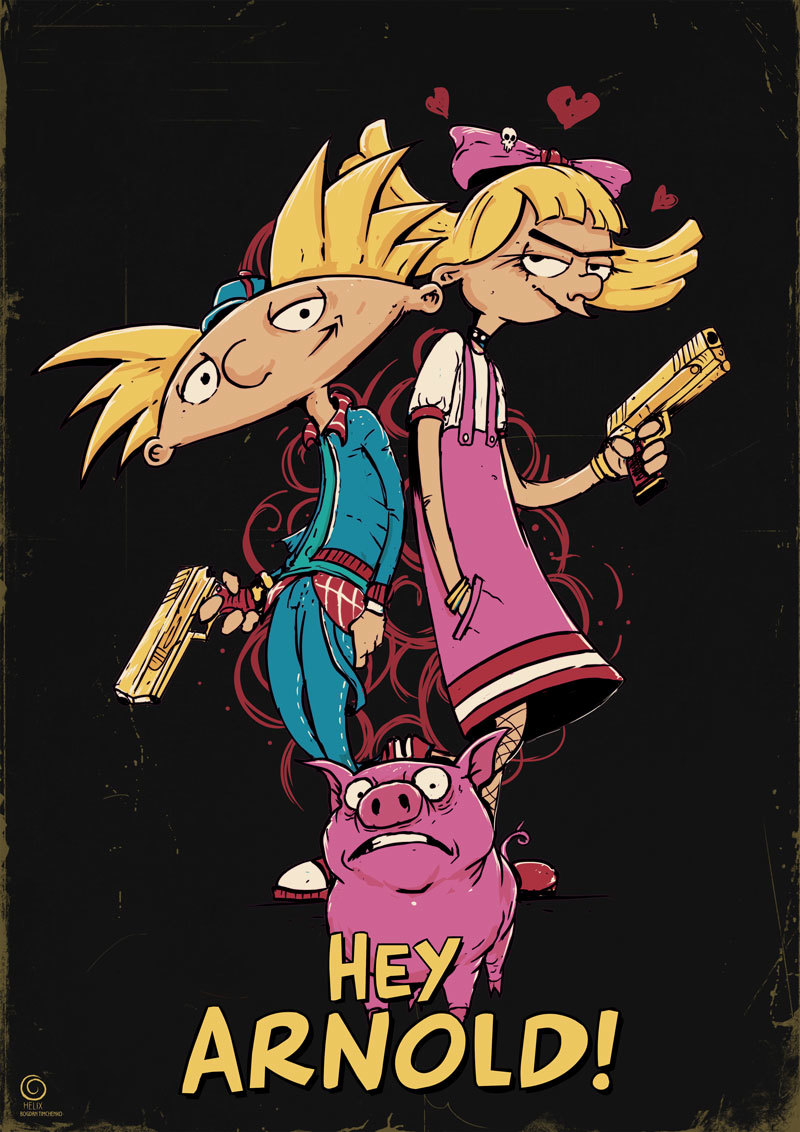 Hey, Arnold! - My, Hey, Arnold, Nickelodeon, Cartoons, Art, Longpost