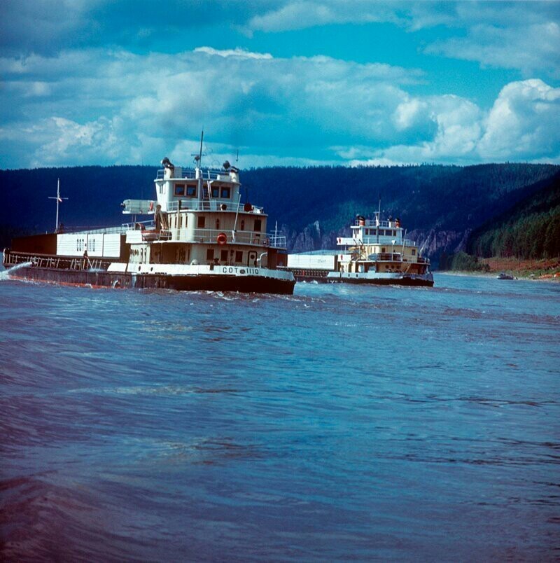 On the Lena River, 1970s - the USSR, The photo, Longpost, Tourism, 70th