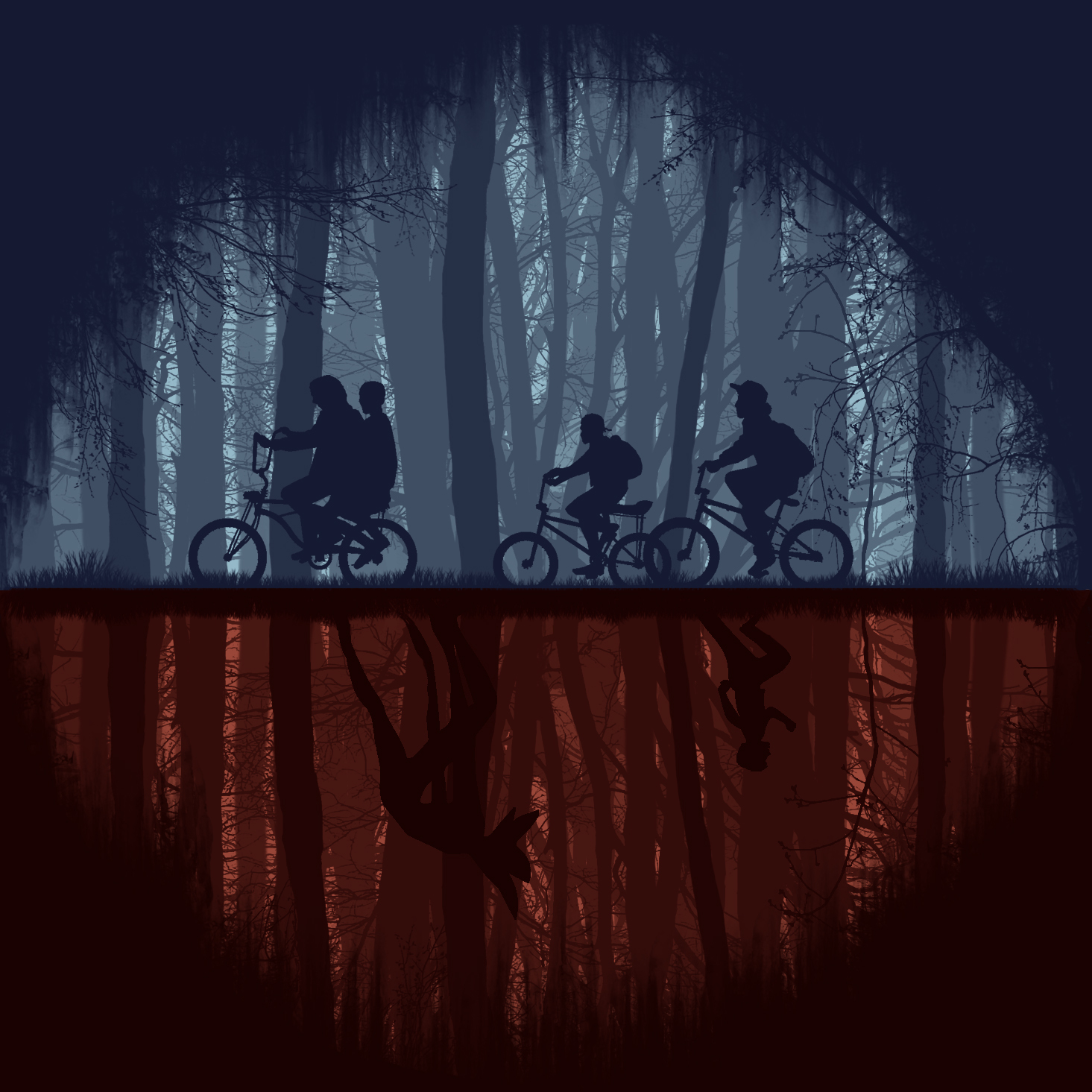 Stranger Things. - My, TV series Stranger Things, Art, Fan art, Serials