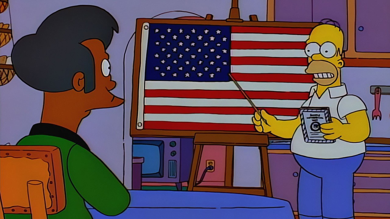 Simpsons for every day [October 28] - The Simpsons, Every day, Immigration, Apu, Longpost