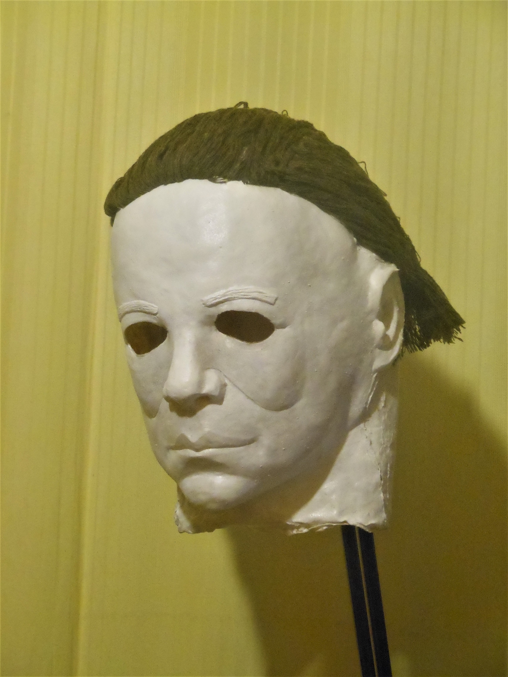 Michael Myers mask - My, Halloween, Mask, Creation, With your own hands, Handmade, Masks, Horror, Movies, Longpost