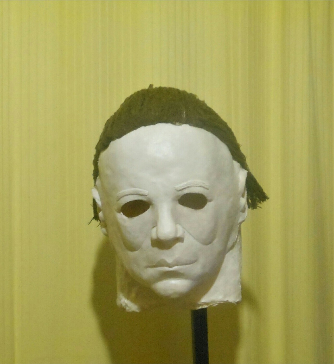 Michael Myers mask - My, Halloween, Mask, Creation, With your own hands, Handmade, Masks, Horror, Movies, Longpost