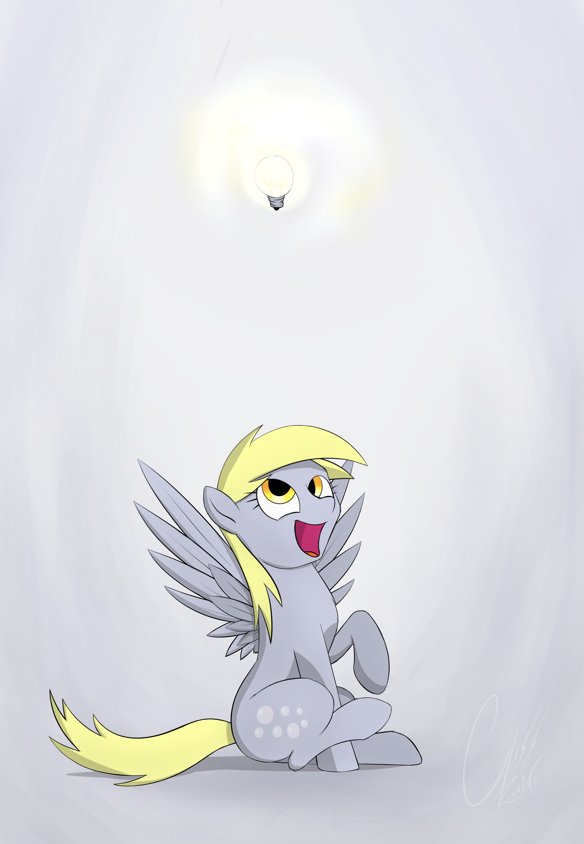 Idea! - My little pony, Derpy hooves, Theravencriss