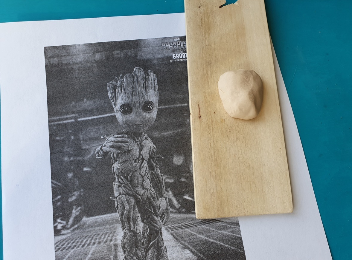 Baby Groot figurine - working on mistakes. Humorous story with pictures. - My, Groot, Guardians of the Galaxy Vol. 2, Polymer clay, With your own hands, Needlework with process, Humor, Longpost