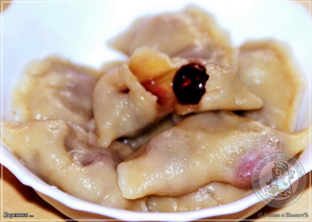 Dumplings with potatoes and cherries - My, Vareniki, Sweet dumplings, Delicious dumplings, Longpost