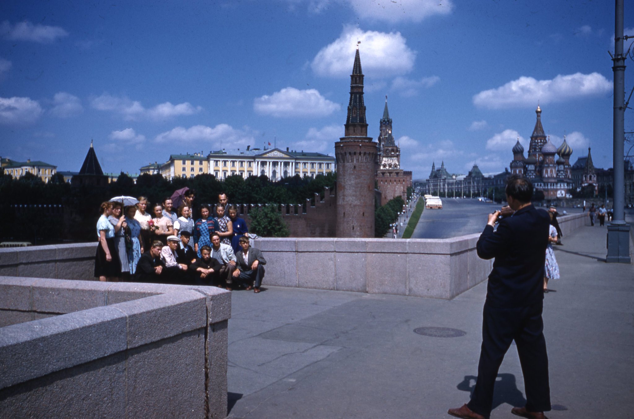 USSR 1957 - the USSR, Children, Moscow, Kremlin, VDNKh, The photo, Longpost