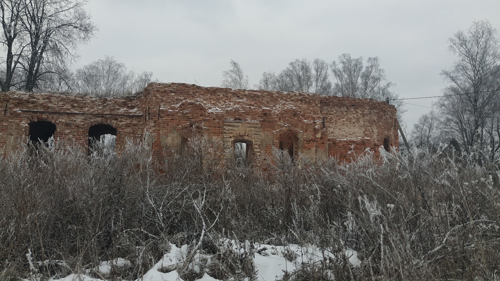 Destroyed church in Korokhotkino near Smolensk - My, Church, Abandoned, Abandoned place, Old buildings, Travels, Travel across Russia, Travelers, Longpost