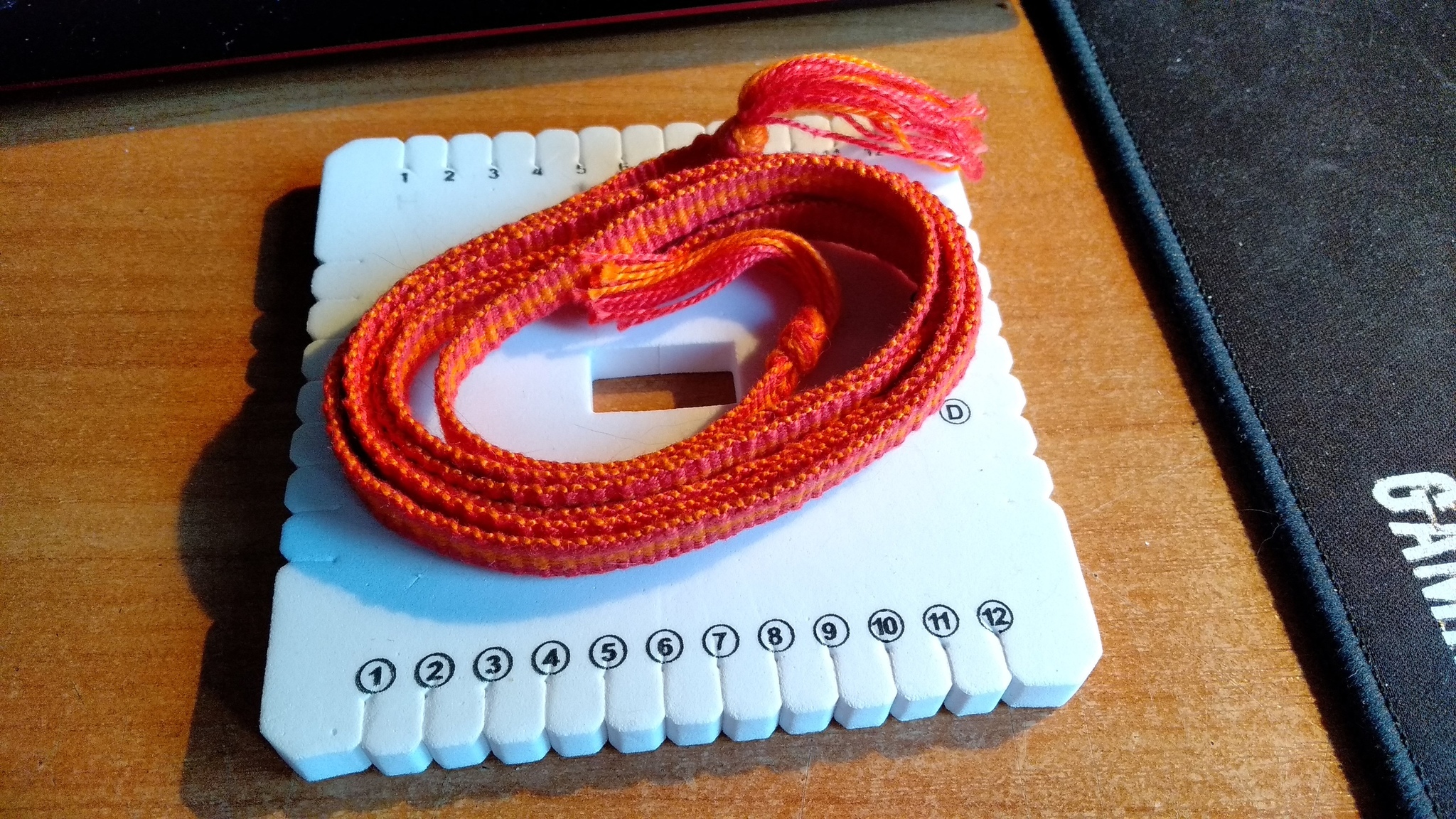 kumihimo cord - My, Weaving, Braided cord, Kumihimo, Needlework without process, Needlework, Longpost