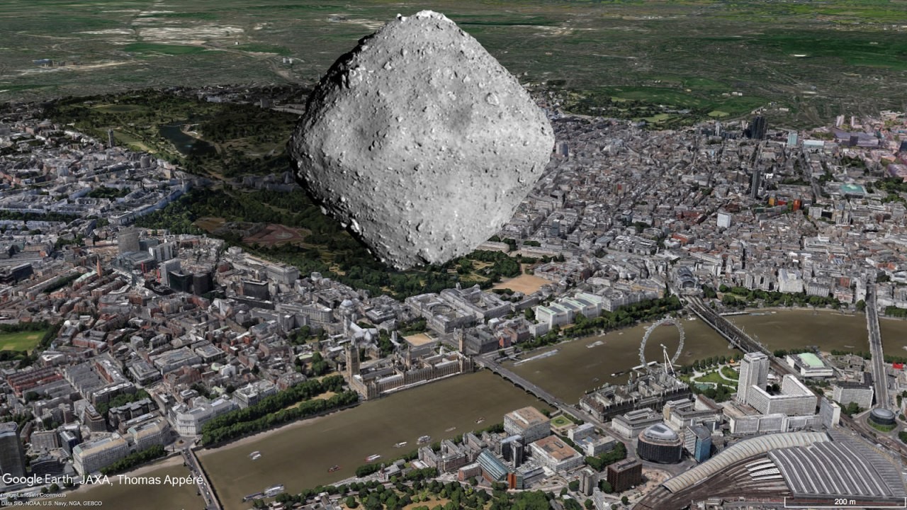 Asteroid vs London. - Asteroid, London