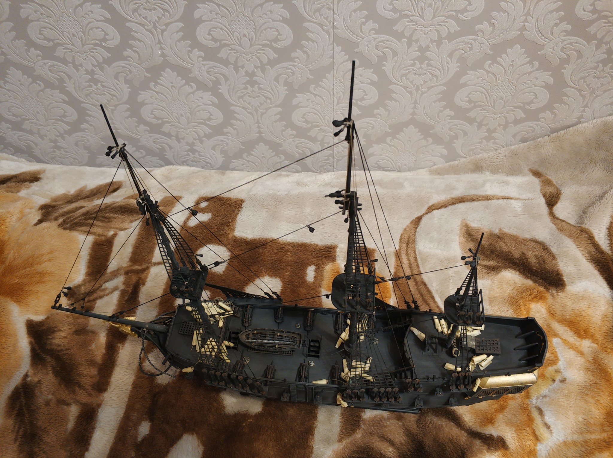 Black Pearl 2 attempt No. 2 - My, Black Pearl, Ship, Captain Jack Sparrow, Pirates of the Caribbean, Longpost