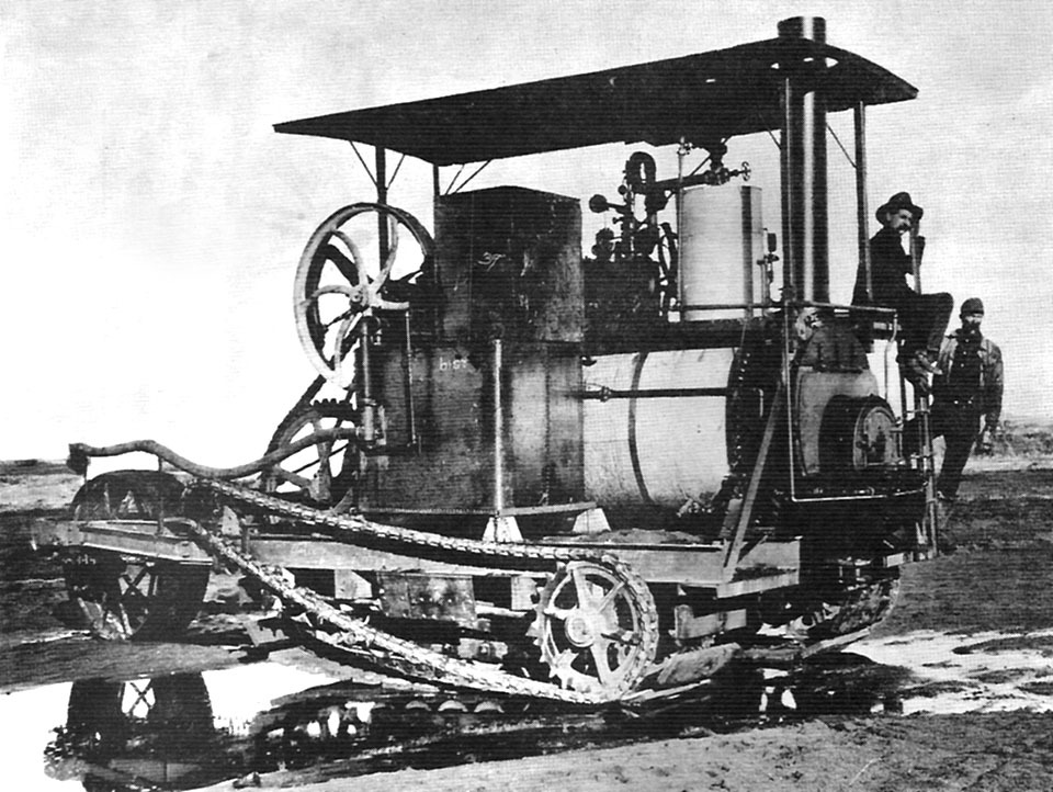 Real steampunk. Crawler steam locomotive. - Locomotive, Tractor, Longpost, Technics, Transport