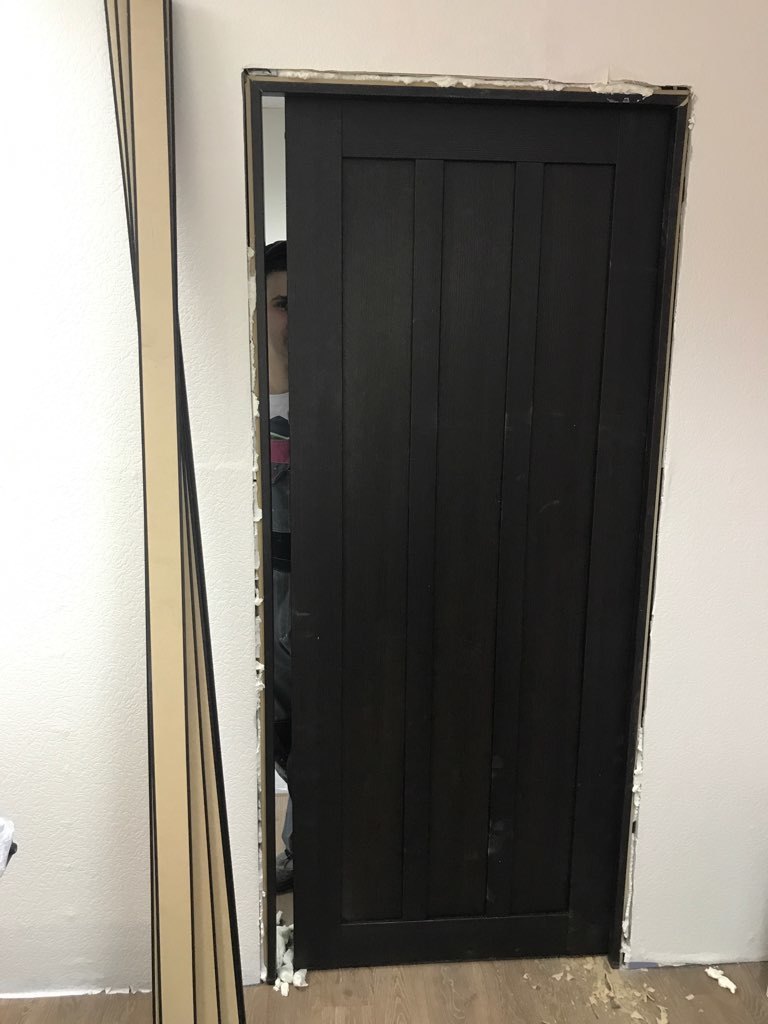 When you install the door for the first time - My, Rukozhop, With your own hands