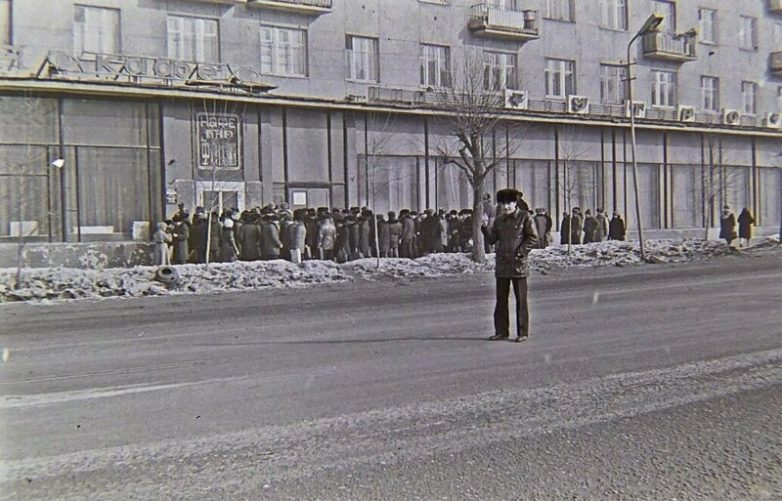 There was such a country - Queue, Old photo, the USSR, Longpost