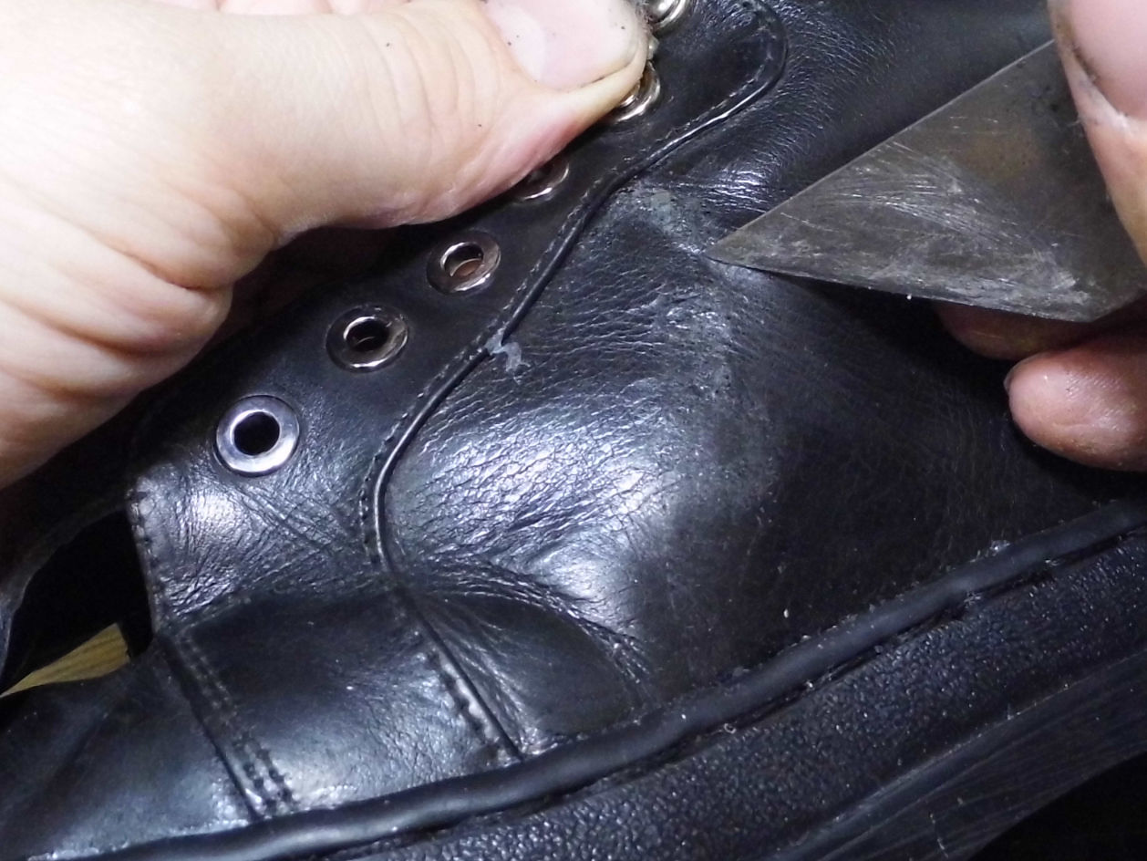 Replacing soles on small shoes. - My, Shoe repair, Sole replacement, Longpost