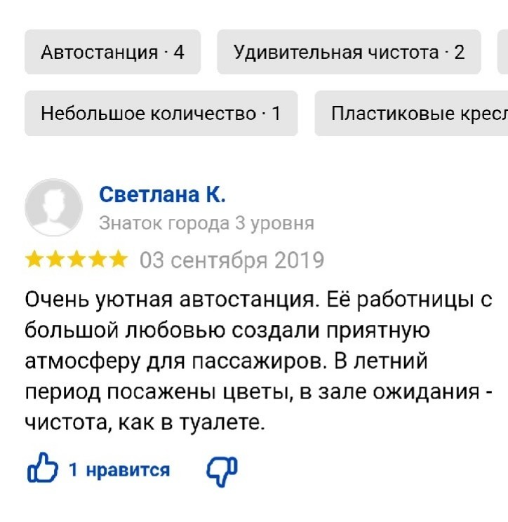 Однажды в отзывах на автостанцию Юрьев-Польская или неприхотливая Светлана К. - Моё, Чистота, Светлана, Юрьев-Польский, Атмосфера, Автовокзал