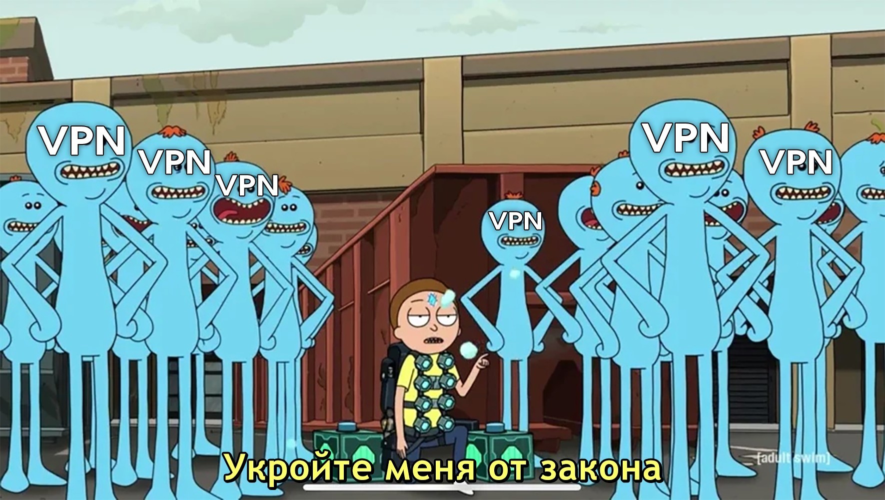 Выход новых серий Рика и Морти - Рик и Морти, VPN