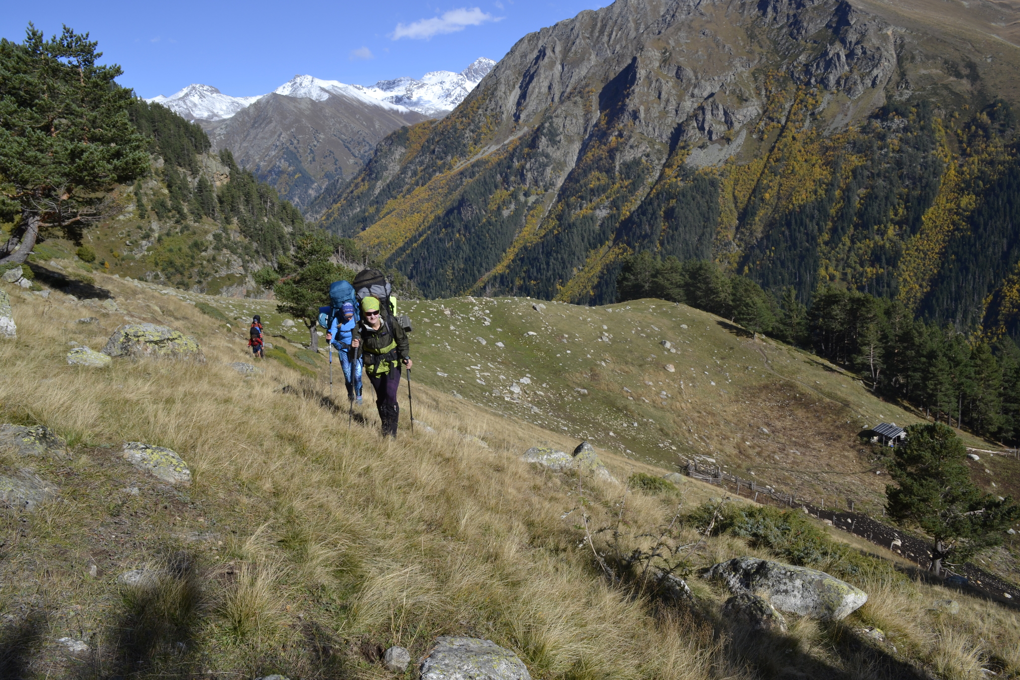 A story about our autumn mountain couple. Day 8 - My, beauty, Caucasus, Longpost, Author's story, Real life story, Mountain tourism, Adventures