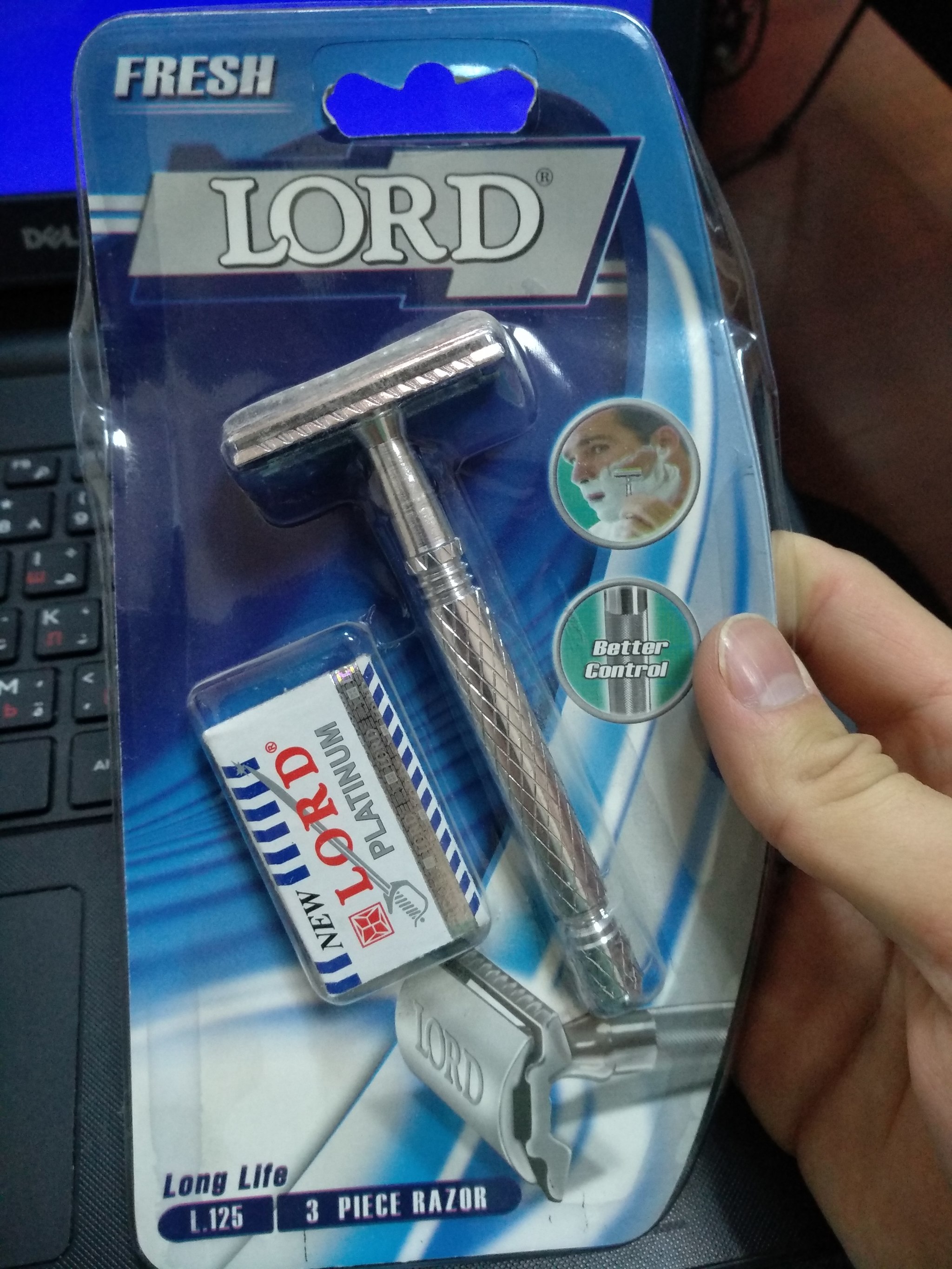 Egyptian Strength, Lord L125 Razor + New Lord Platinum Blades - My, Shaving, Razor, Blade, Overview, Longpost