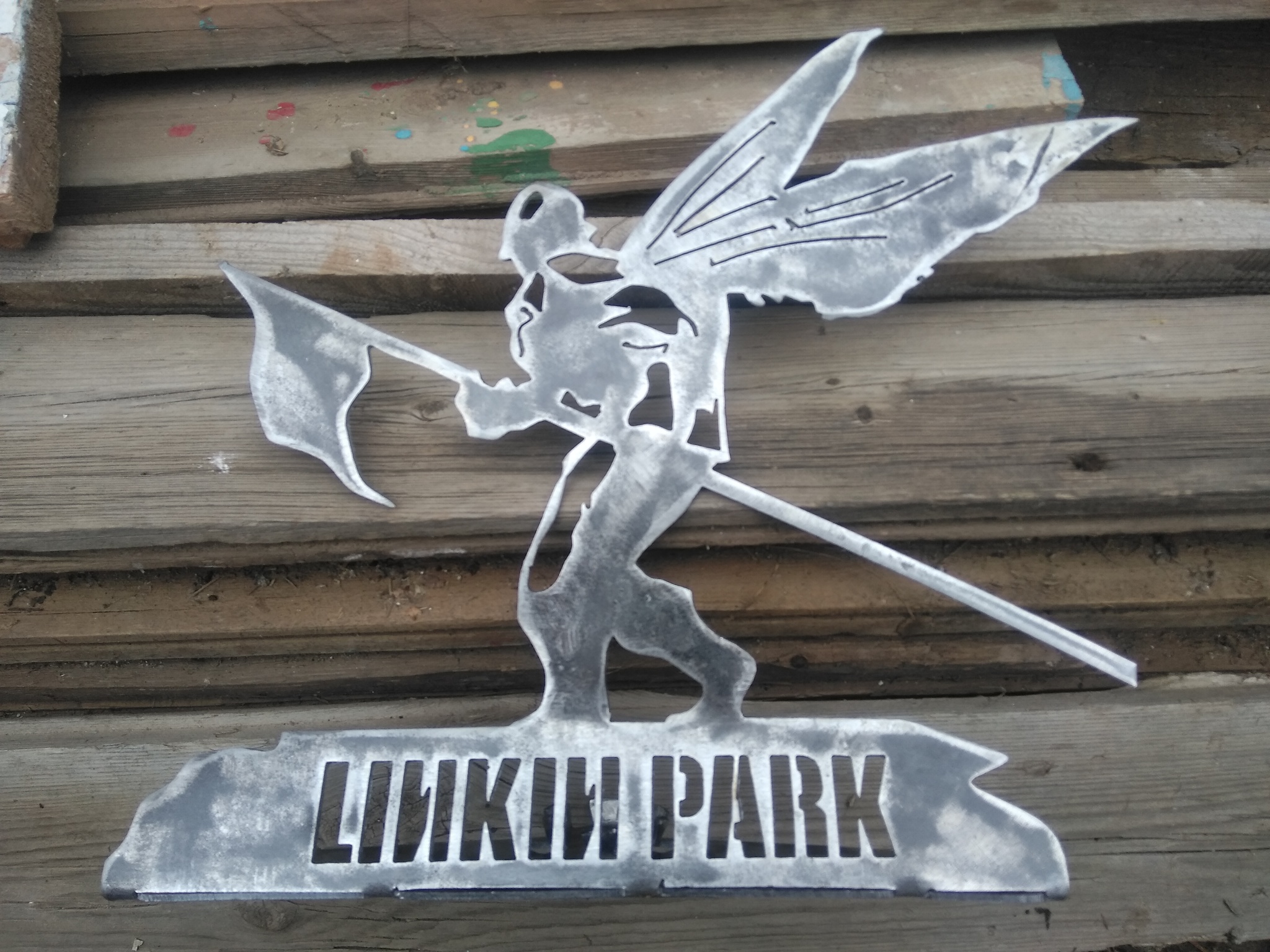 How I made a Linkin Park candle holder - My, Needlework with process, Video, Linkin park, CNC, Homemade, Longpost