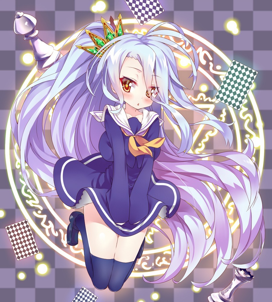 Shiro - Anime art, Art, No game no life, Loli, A selection, Longpost, Shiro (No Game No Life)