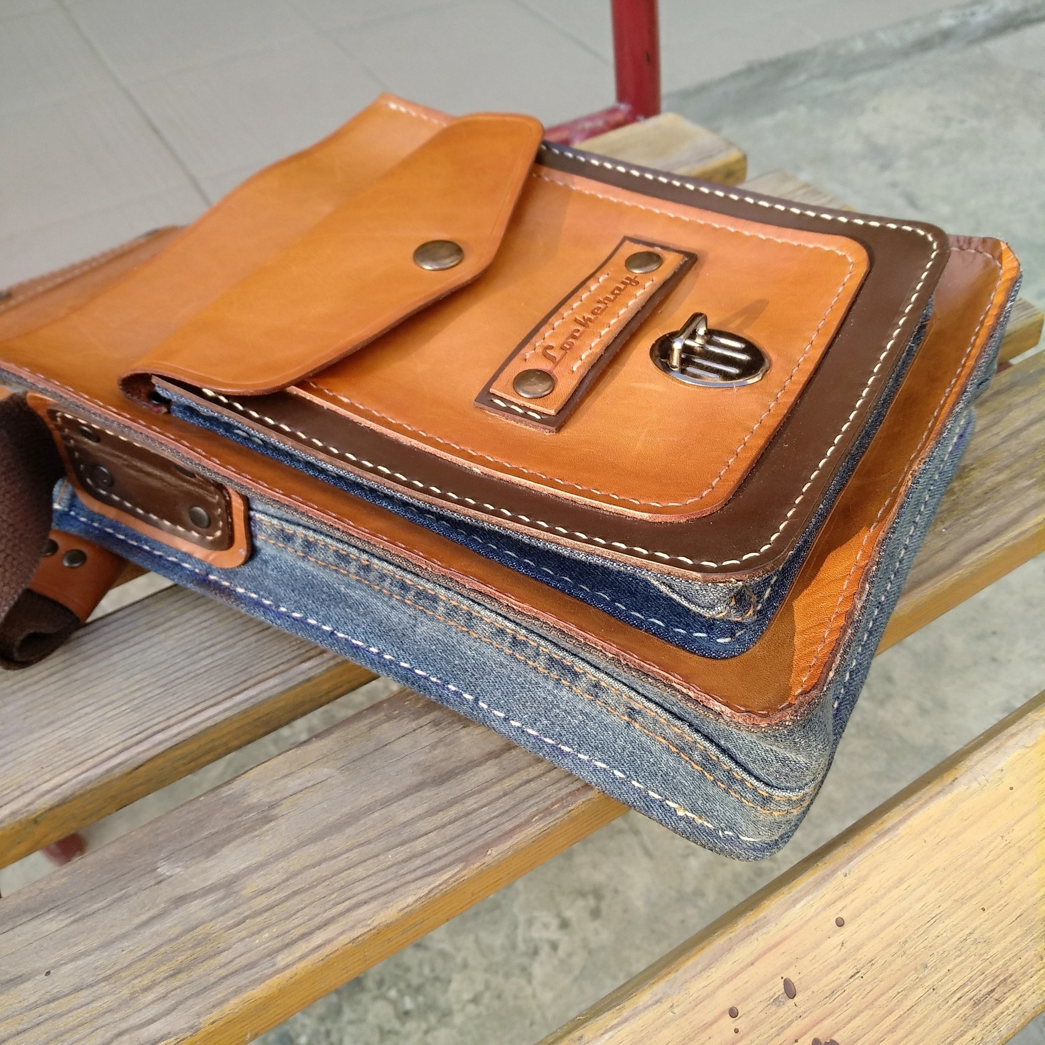 Denim or leather bag. - Leather products, Leather craft, Lockeray, Longpost