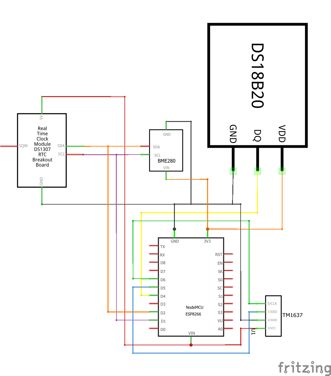 Weather station on ESP8266 - My, Esp8266, Smart House, Longpost, Microcontrollers, Weather station, First post, Video