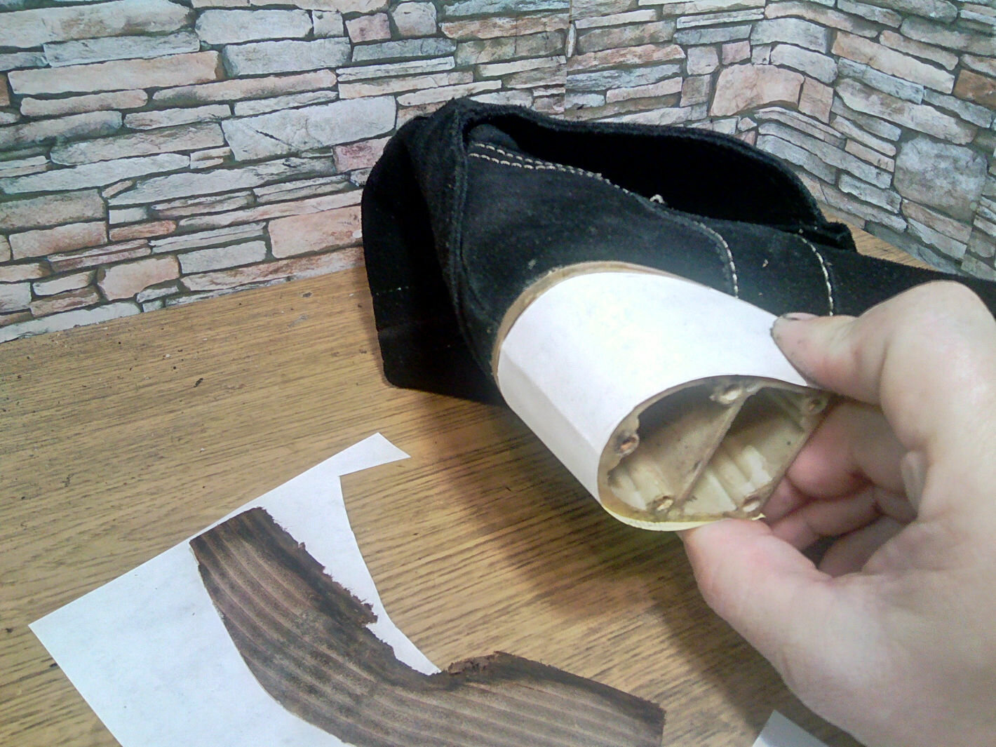 Striped heels. - My, Shoe repair, Heels, Tight-fitting, Longpost