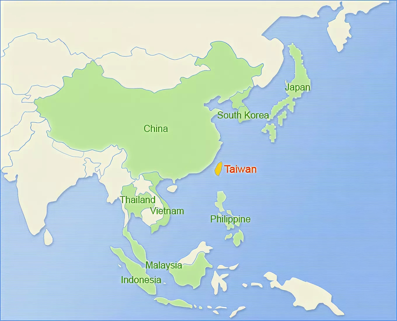 Где тайвань карте показать. Остров Тайвань на карте Китая. Китай и Тайвань на карте.